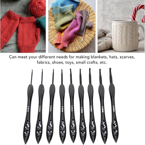 9pcs Circular Knitting Needles Interchangeable Circular Knitting Needle Tips Set,Interchangeable Knitting Needles Set for Beginners or Professiona...