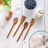 Lipper International Teak Wood Kitchen Tools for Cooking, 4-Piece Set, 11" Long...