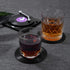 MECOWON Music Coasters with Vinyl Record Player Holder, Set of 6 Drink Coasters for Music Lovers...