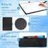 Double-Sided Whiteboard - Portable, 12" x 9" Dry Erase Boards with 3 Markers, Eraser and Stylish Red Elastic Pen Tray for Office, Education and Ho...