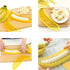 Guyuyii Banana Slicer – Safe, Easy Kitchen Gadget for Kids and Adults | Get 18 Even Slices in Seconds | Perfect for Fruit Salad, Cereal and Desser...