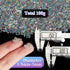 Resin Bubble Beads 100 g Iridescent No Hole Bubble Beads Tiny Mini Resin Shaker Filler Beads(Iridescent 1.5-3 mm)...