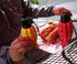 Caliber Gourmet Condiment Dispenser Set. Grenade Shape for BBQ Grill, Camping & Picnics, Ketchup Mustard Bundle Set, Red & Yellow, Home & Kitchen,...