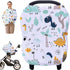 Multi-use Carseat Canopy Cover - Breathable Breastfeeding Covers, Car Seat Covers for Babies, Stroller Canopy Cover (Cute Dinosaur)...