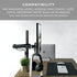 HumanCentric VESA Mount Adapter Compatible with MSI Optix MAG341CQ, AG32C, AG32CQ, G24C, G27C, G27C2 Monitors...