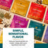 moji masala Indian Spice Kits – Palak Masala, Gobi Masala, Aloo Rasedar Spice Blend – Mixes for Authentic Indian Food at Home – Variety of Seasoni...
