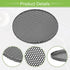 ACROPIX Universal 2.5 Inch Speaker Grills Mesh for Audio Subwoofer 74x4mm Grille without Frame Black - Pack of 4......