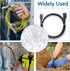 200 Pieces 0.5 Inch Small Elastic Silicone Rubber Bands Clear Strong Rubberbands Heavy Round Siliconebands for Wire Cord Cable Wrapping, Bundle...