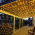 120 LED Christmas Lights Outdoor, 40ft Christmas String Lights 8 Modes Clear Wire, Plug in Waterproof Twinkle Fairy Lights for Indoor Bedroom Wedd...