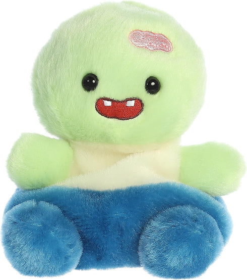 Aurora® Adorable Palm Pals™ Brainy Zombie™ Stuffed Animal - Pocket-Sized Fun - On-The-Go Play - Green 5 Inches...