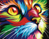 Cat Paint by Numbers Kit for Kids & Adults Beginner, Paint by Number Canvas Painting by Numbers, Kids Adults Paint by Number Kits o Canvas Without...