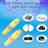 PNGKNYOCN RCA Audio Connector, Screws Audio Video AV Stereo Female Jack with Spring Coaxial Audio Gold Plated Solder Adapter ?4-Pack?...
