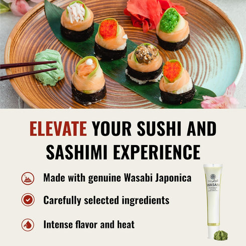 Muso from Japan - Real Wasabi - Authentic Flavor, Vegan and Gluten-Free - 1.52 Ounce...