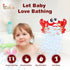Crab Toy Bubble Machine Bath Toy & Bath Bubble Maker | Crab Bath Toy with Kids Bubble Bath & Toddler Bubble Bath | Essential Bubble Bath for Kids|...