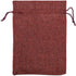 12-Pack 5.5x7.75 Natural Burlap Gift Bags w. Drawstring (Maroon Red, Medium) for Party Favors, Presents or DIY Craft by TheDisplayGuys...