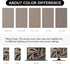 Genina Waterproof Seat Covers for Dining Room Chairs Covers Dining Chair Cover Kitchen Chair Covers (Taupe, 4 Pcs)...
