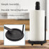 AuldHome Farmhouse Paper Towel Holder (Black); Wood Beaded Rustic Disposable Towel Dispenser for Countertop...
