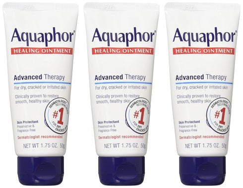 Aquaphor Healing Skin Ointment Advanced Therapy, 1.75 oz (Pack of 3)...