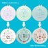 Luxiys 3 Sets Starter Embroidery Kit for Beginners Hand Embroidery Kit includes Bamboo Hoop, Pin Cushion, Cloth, Needlepoint Kits, Cross Stitch Ki...