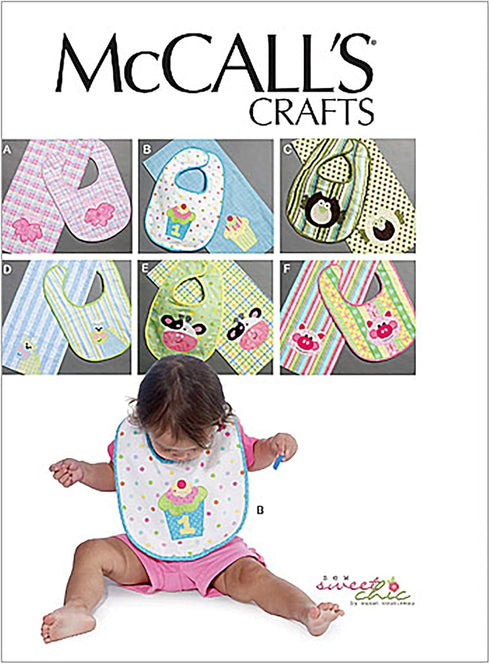 McCall's Patterns M6478 Bibs and Burp Cloths, One Size Only...