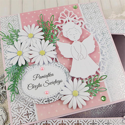 Cutting Dies Metal Stencils Scrapbooking Tools DIY Embossing Template for Paper Card Making Album Arts Crafts Supplies (Daisy Flower Set-9.4x8.4cm...