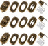 Framendino, 12 Sets Turn Lock Clasp Meal Bag Purse Closure Twist Lock Fasteners Hardware Leather craft Accessory...