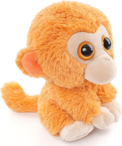 Baby Small Monkey Toy Stuffed Animal, Cute Plush Gifts for Kids Birthday Bedtime Easter, 5.9" Yellow Golden...