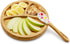 NutriChef Round Bamboo Baby Plate, Star Plate...