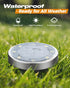 btfarm 6 Pack Solar Ground Lights Outdoor, 8 LED Flat Solar Lights Outdoor Pathway IP65 Waterproof for Garden Pathway Lawn Patio Yard Landscape, W...