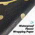 Black Polka Dot Flower Wrapping Paper, Floral Bouquet Wrapping Paper 20 Sheet, Waterproof Korean Bouquet Wrapping Paper, Korean Flores Florist Sup...