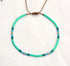 Anklet for Women, Unique Beaded Anklet, Native American Style, Green Turquoise Colorful Boho Hippie Beach Waterproof Anklet, Handmade by Tribes...
