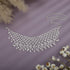 YERTTER Dainity Full Rhinestone Chunky Chain Diamond Silver Chain Collar Statement Tassel Crystal Choker Necklace Adjustable for Party Music Bar W...