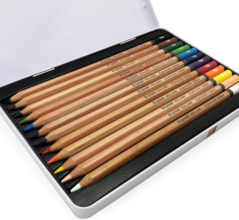 Bruynzeel Royal Talens Expression Set of 12 Assorted Color Pencils (60312012)...
