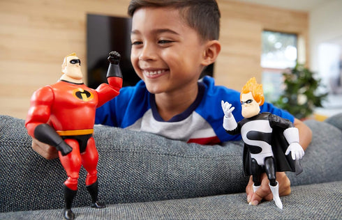 Mattel Disney and Pixar The Incredibles Syndrome Action Figure, Posable Character in Signature Look, Collectible Toy, 7.25 inch...