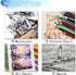 Watercolor Paper, 9" x 12", 20 Sheets Water Color Paper Bulk for Kids Child Students Adults, 110 Lb/230 GSM Thick White Cold Press Watercolor Draw...