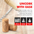 Chef Craft Select Corkscrew with Wooden Handle, 4 inch, Natural...