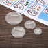 PATIKIL 0.98inch Acrylic Button Pin Badge, 20 Set Round Pin Blank Buttons Badges Kit for Craft Supplies, DIY Badges, Clear...