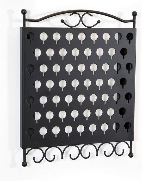 Mango Steam Black Mini Hanging Wall-Mounted Jewelry & Earring, Bracelets, Necklace, Accessories, Rings, Closet, Storage Organizer...