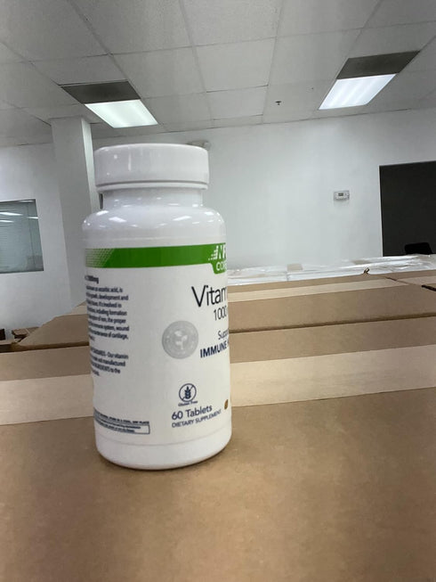 NF Sports Vitamin C 1000 mg Supports The Immune System, Formation of Collagen, Iron Absorption, and Maintenance of Cartilage, and Teeth, Vegan, Gl...