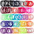 Baby Hair Ties for Girls - 200Pcs Small 1" Elastic Toddler Hair Ties Ponytail Holders Hair Tie for Baby Girls Infants Kids Hair Accessories (Color...
