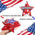 3 PCS 4th of July Table Decorations - Fourth of July Red White Blue Wooden Star Decor & Memorial Day Centerpieces Patriotic Labor Day Gifts Signs ...