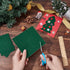 BENECREAT 15.7x78.7 Green Self-Adhesive Felt Fabric Shelf Liner for DIY Costume Making, St. Patrick Decorations, Jewelry Drawer Box Fabric Peel St...