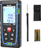 Laser Measure, Bauihr 165ft Laser Distance Meter, Portable Laser Measurement Tool with 2 Bubble Levels, Large Backlit LCD Display, Allowing Pythag...