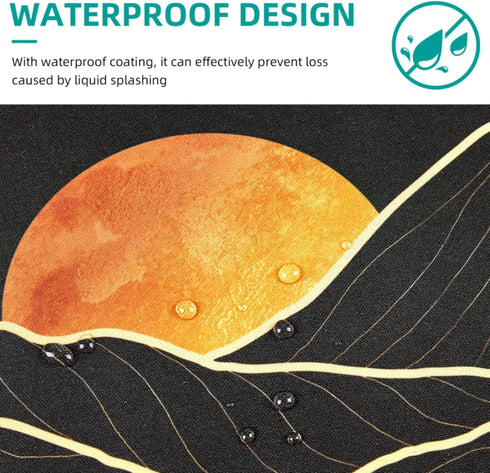 Large Gaming Mouse Pad for Desk, Desk Mat with Seamed Edges, Waterproof Desk Pad, Non-Slip Rubber Base, 31.5x11.8 Inch Keyboard Pad Computer Mat, ...