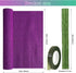 Gersoniel 57 Pieces Crepe Paper Flower DIY Kits 6 Rolls 35g Crepe Paper Rolls 50 Pcs Floral Iron Wire 1 Roll 50 Meter for Birthday Party Wedding (...