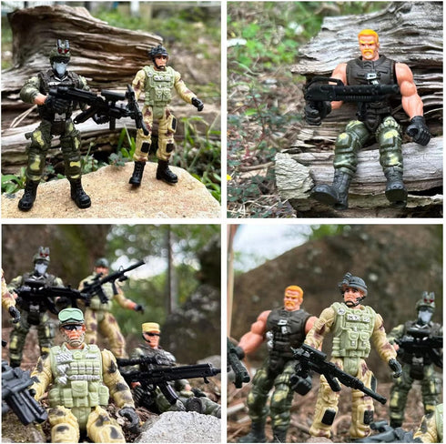Army Men Action Figures, Soldiers Toys for Boys,Army Toy for Boys 8-14 Military Playset Toys for Boys Ages 4-7 SWAT Team Boys Toy, for Boys Age 3+...