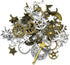 WOCRAFT 100g(About 76pcs) Craft Supplies Small Antique Bronze Silver Sun Moon Star Charms Pendants for Jewelry Making Findings Crafting Accessory ...
