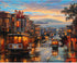 51buyoutgo City Landscape Cross Stitch Kits, 11 ct Easy Funny Preprinted Pre Printed Counted Stamped Cross Stitch Kits for Beginners Adults, 11ct ...