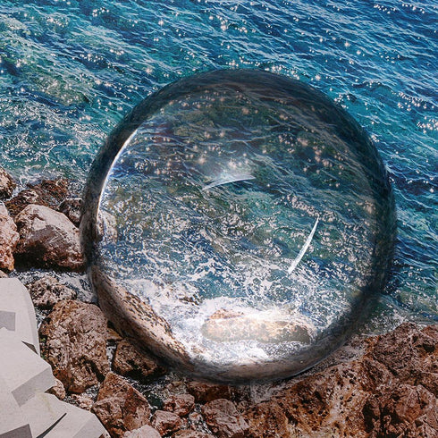 Sumnacon Crystal Magnifying Glass Dome - 3.15'' Crystal Magnifier Dome, Fuctional Paperweight/Photography/Decoration, Reading Aid for Blueprints, ...