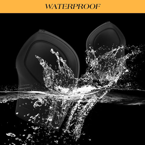 2 Pcs Black Fashionable Gear Shift Knob Covers for Most Cars, Comfortable Waterproof Sweat-proof Silicone Gear Lever Cover, Anti-Slip Protective C...